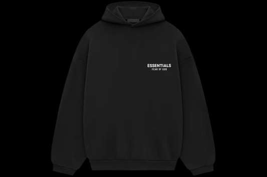 Essentials Fleece Hoodie Black