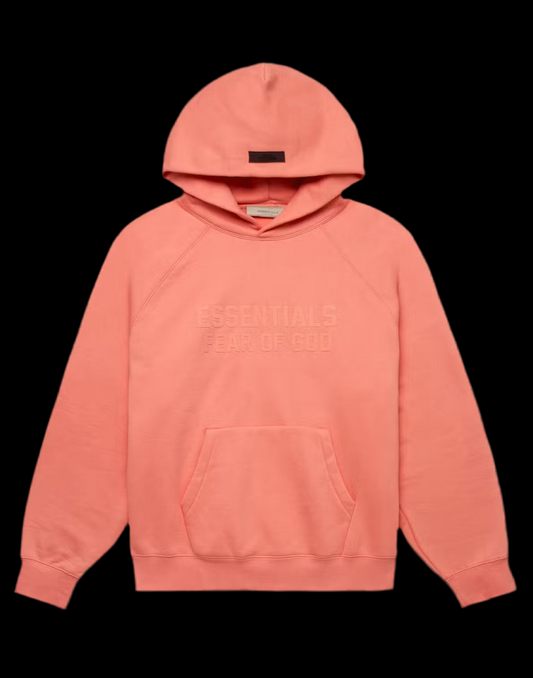 Essentials Hoodie Coral